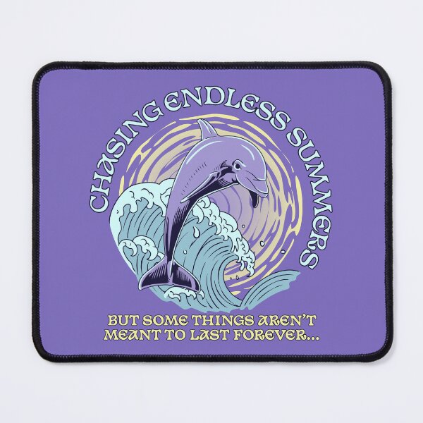 Item preview, Chasing Endless Summers - Friendly Dolphin Quote designed and sold by CRHPOD20.