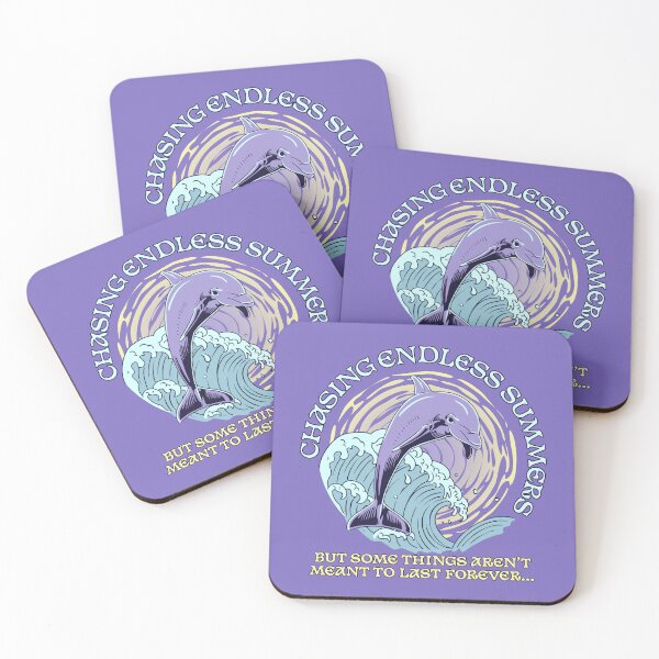Item preview, Chasing Endless Summers - Friendly Dolphin Quote designed and sold by CRHPOD20.