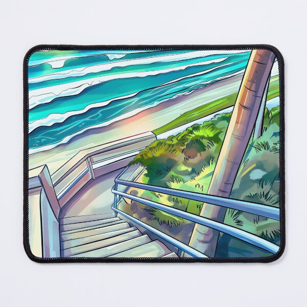Item preview, Swami’s Surf Poster • Encinitas California • Iconic Point Break Art designed and sold by HELEKAICo.