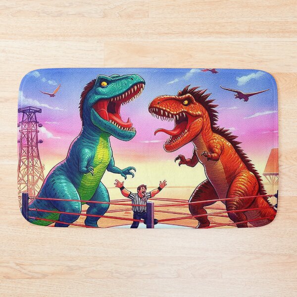 Item preview, The Dino Smackdown designed and sold by nikkolaus.
