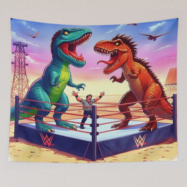 Item preview, The Dino Smackdown designed and sold by nikkolaus.