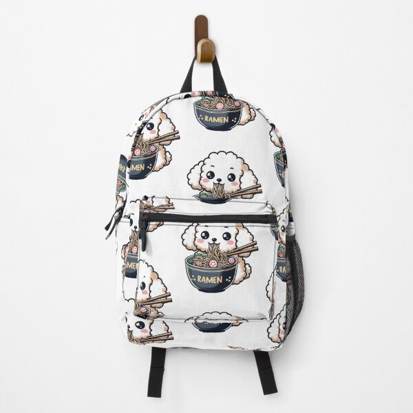 Item preview, Poodle Anime Dog Eating Ramen Noodles designed and sold by doodIllustrate.