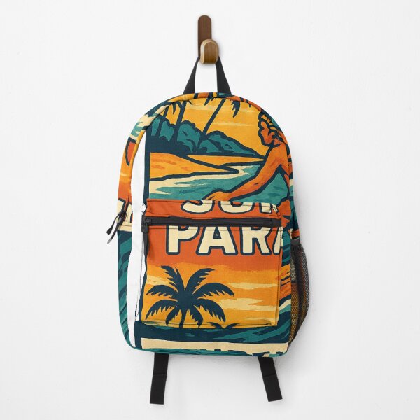 Item preview, Surfer Riding Wave at Sunset in Surfers Paradise, Queensland designed and sold by Aryabek.