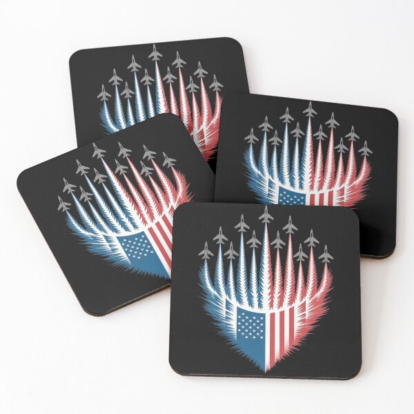 Item preview, Patriotic Jet Flyover American Flag Design designed and sold by love3617.