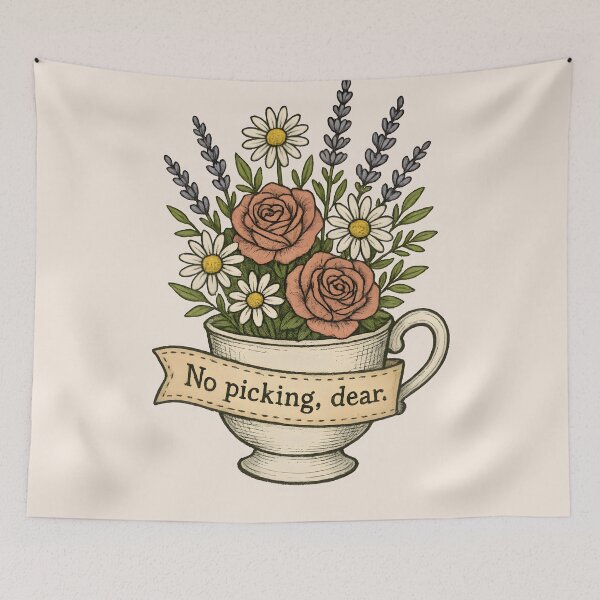Item preview, Grandma’s Garden, Grandma’s Rules designed and sold by Uglyandcute.