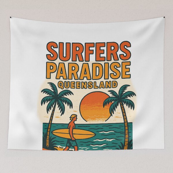 Item preview, Beach Sunset Walk in Surfers Paradise, Gold Coast designed and sold by Aryabek.