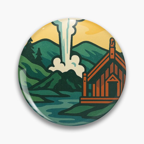 Item preview, Rotorua Geothermal Geyser and Māori Meeting House designed and sold by Aryabek.