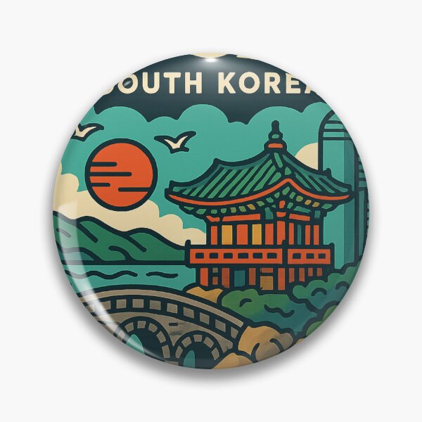Item preview, Busan Coastal Temple and Skyline with Sunset designed and sold by Aryabek.