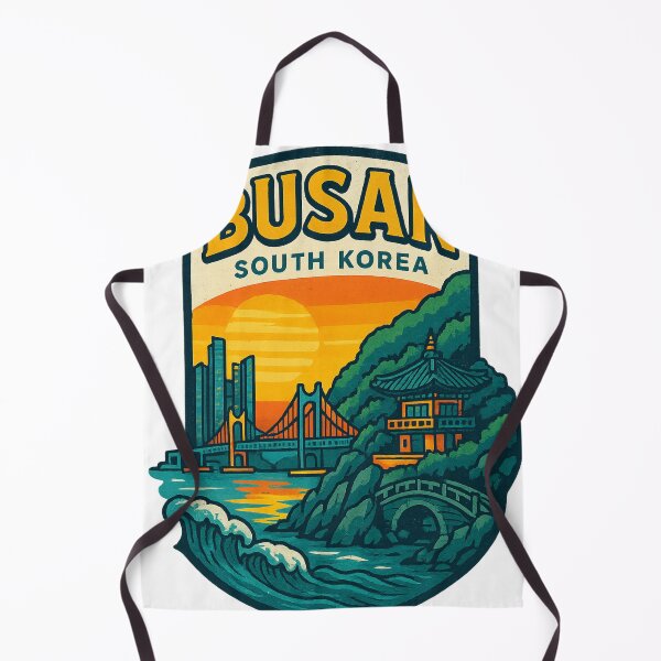 Item preview, Gwangan Bridge and Coastal Temple in Busan, South Korea designed and sold by Aryabek.