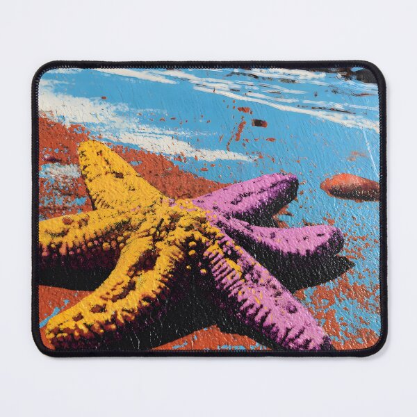 Item preview, Pop Art starfish beach print designed and sold by dcrc.