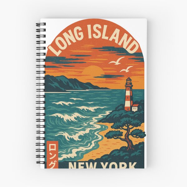 Item preview, Long Island Sunset Coastline with Lighthouse, New York designed and sold by Aryabek.
