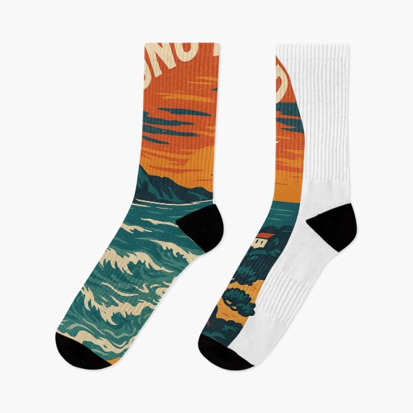 Item preview, Long Island Sunset Coastline with Lighthouse, New York designed and sold by Aryabek.