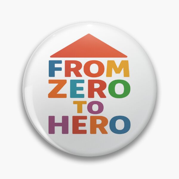 Item preview, From Zero to Hero – Motivational Arrow Tee designed and sold by authormikemuncy.