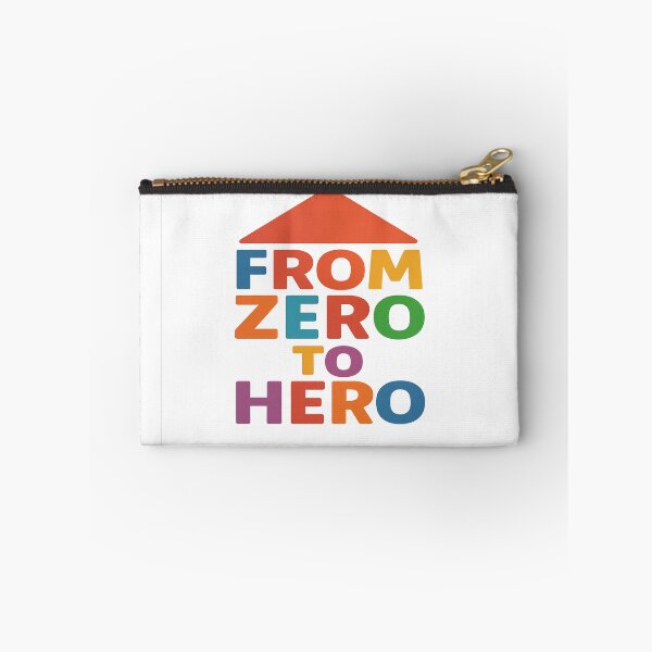 Item preview, From Zero to Hero – Motivational Arrow Tee designed and sold by authormikemuncy.