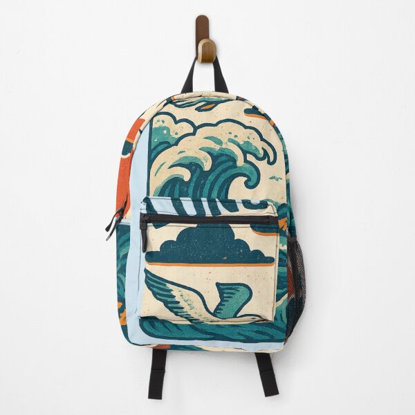 Item preview, Montauk Lighthouse and Ocean Wave at Sunset, Long Island designed and sold by Aryabek.