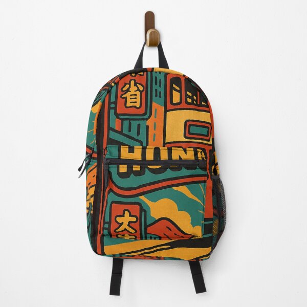 Item preview, Vintage Tram and Pagoda at Sunset in Hong Kong designed and sold by Aryabek.