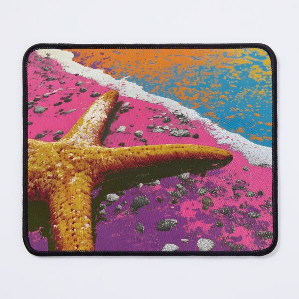 Item preview, Pop Art starfish beach print designed and sold by dcrc.