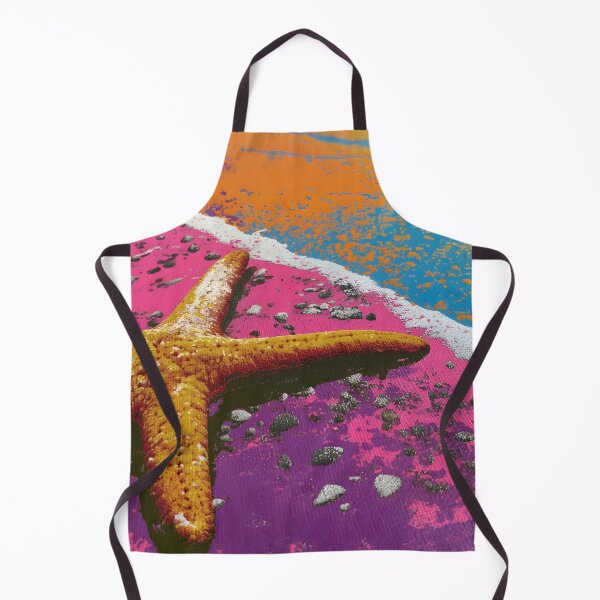 Item preview, Pop Art starfish beach print designed and sold by dcrc.