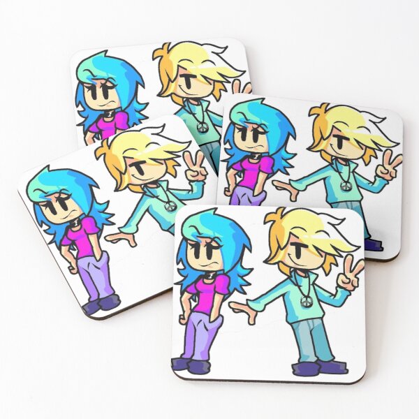 Item preview, cartoon drawing boy and girl designed and sold by pksart1.