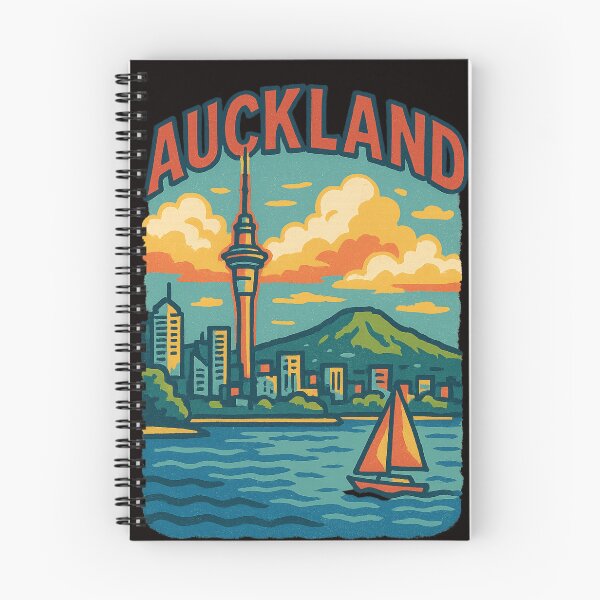 Item preview, Auckland Skyline and Sky Tower with Sunset Reflection designed and sold by Aryabek.