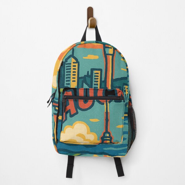 Item preview, Auckland Skyline and Sky Tower with Sunset Reflection designed and sold by Aryabek.