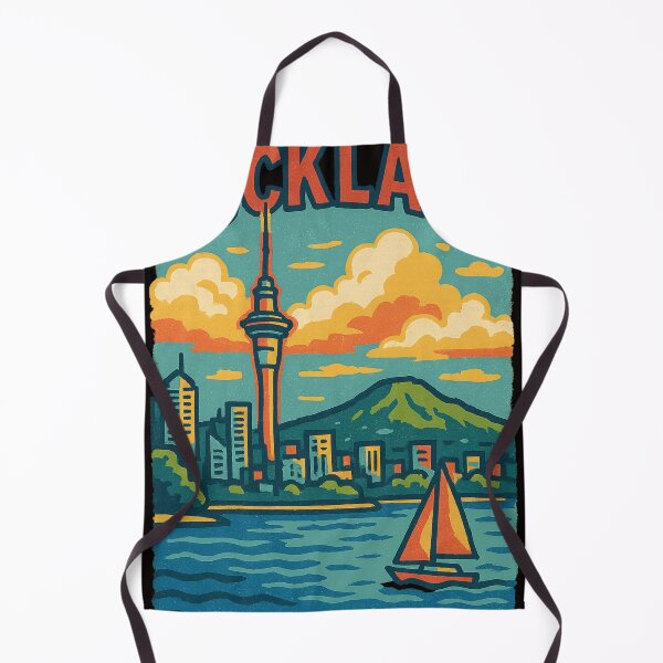 Item preview, Auckland Skyline and Sky Tower with Sunset Reflection designed and sold by Aryabek.