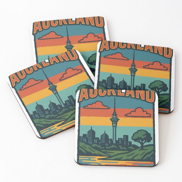 Item preview, Auckland Sky Tower with Sailboat and Mount Eden designed and sold by Aryabek.