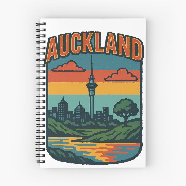 Item preview, Auckland Sky Tower with Sailboat and Mount Eden designed and sold by Aryabek.