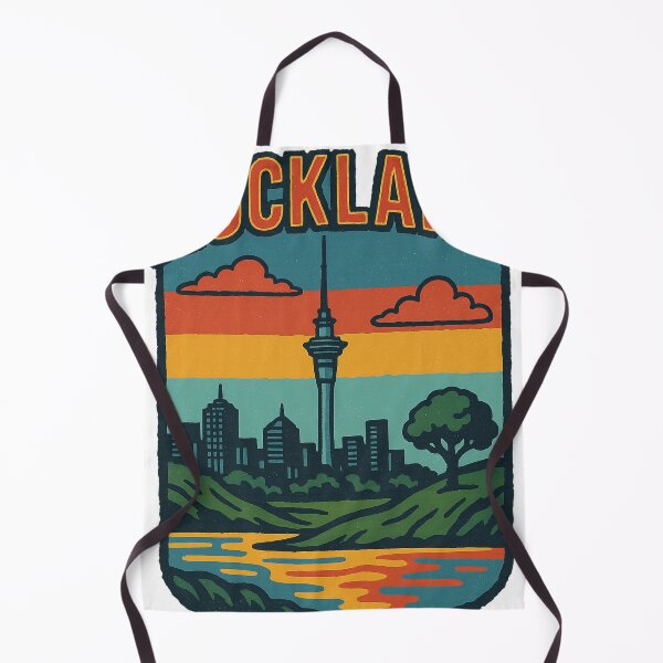 Item preview, Auckland Sky Tower with Sailboat and Mount Eden designed and sold by Aryabek.