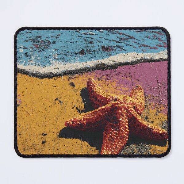 Item preview, pop art starfish beach print designed and sold by dcrc.
