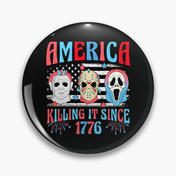 Item preview, Funny America Killing IT Since 1776 Horror 4th Of July USA designed and sold by Har-vee.