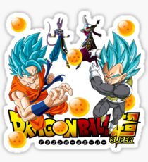 Dragon Ball Super Goku Beerus Vegeta Whis Sticker
