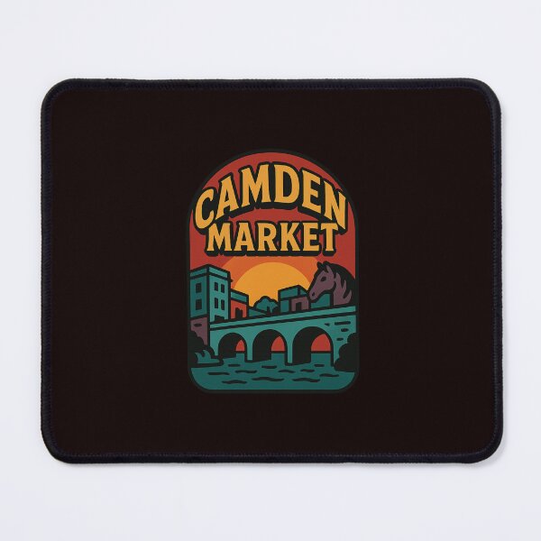 Item preview, Camden Market Sunset with Bridge and Horse Statue, London designed and sold by Places On Earth.