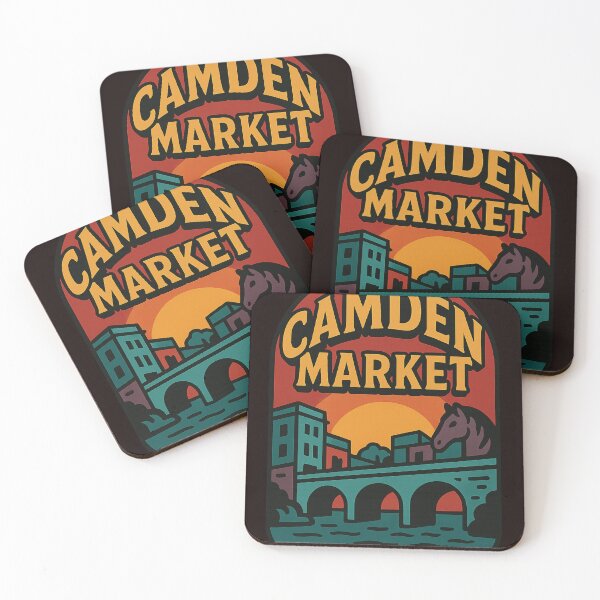 Item preview, Camden Market Sunset with Bridge and Horse Statue, London designed and sold by Places On Earth.
