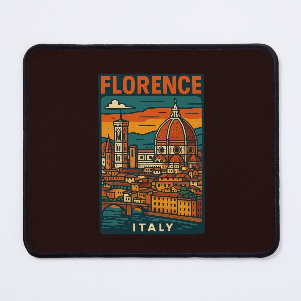 Item preview, Florence Cityscape with Duomo and Ponte Vecchio, Italy designed and sold by Places On Earth.
