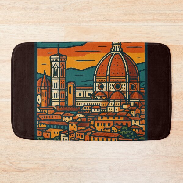 Item preview, Florence Cityscape with Duomo and Ponte Vecchio, Italy designed and sold by Places On Earth.