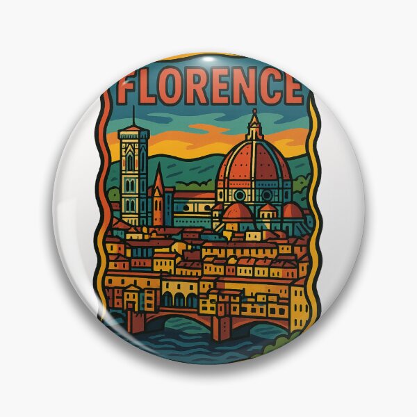 Item preview, Florence Skyline with Brunelleschi’s Dome and Arno River designed and sold by Places On Earth.