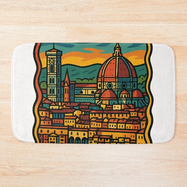 Item preview, Florence Skyline with Brunelleschi’s Dome and Arno River designed and sold by Places On Earth.