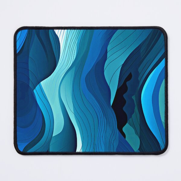 Item preview, Inside A Waterfall Blue And Aqua Abstract Designs designed and sold by DEC02.