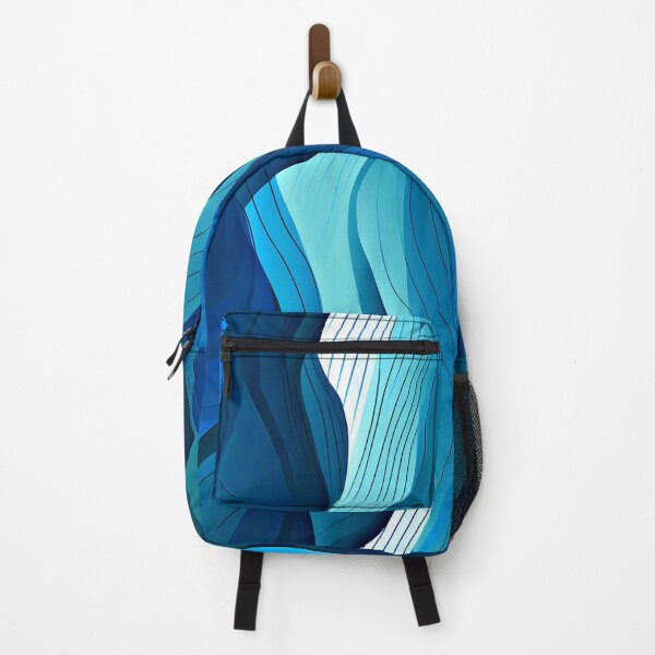 Item preview, Inside A Waterfall Blue And Aqua Abstract Designs designed and sold by DEC02.