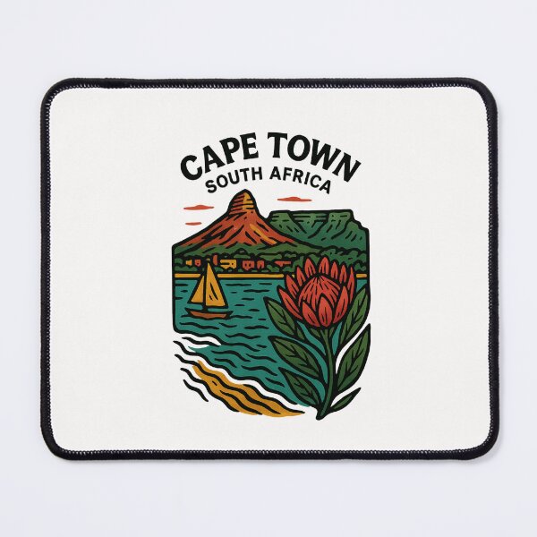 Item preview, Table Mountain and Cape Coastline at Sunset, Cape Town designed and sold by Places On Earth.