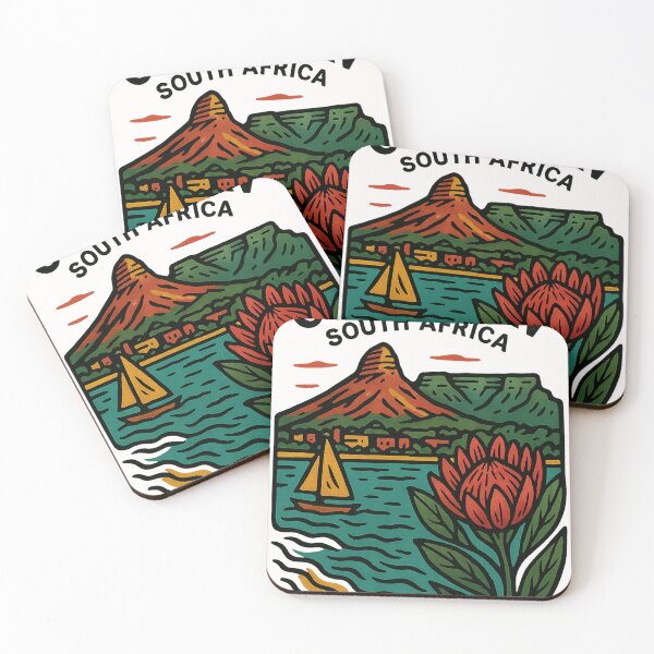 Item preview, Table Mountain and Cape Coastline at Sunset, Cape Town designed and sold by Places On Earth.