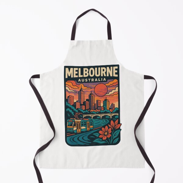 Item preview, Yarra River Sunset with Skyline and Tram, Melbourne designed and sold by Places On Earth.