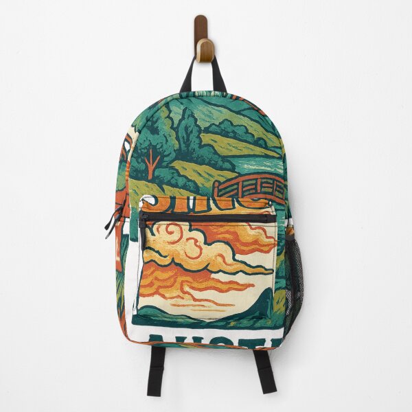 Item preview, Singleton Landscape with River, Bridge and Hills, Australia designed and sold by Places On Earth.
