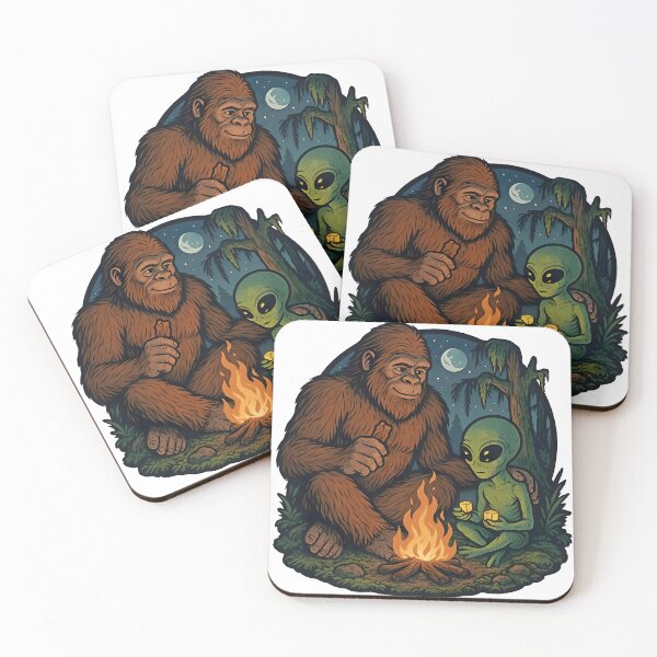 Item preview, BigFoot & the Alien designed and sold by ebrawne.