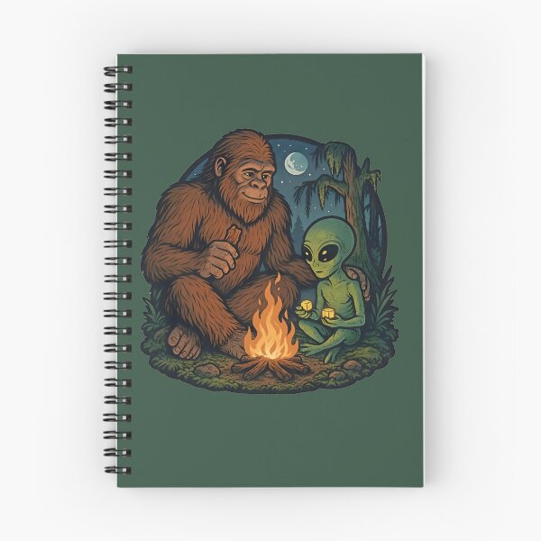 Item preview, BigFoot & the Alien designed and sold by ebrawne.