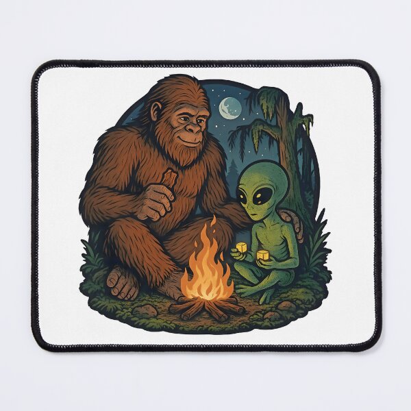 Item preview, BigFoot & the Alien designed and sold by ebrawne.