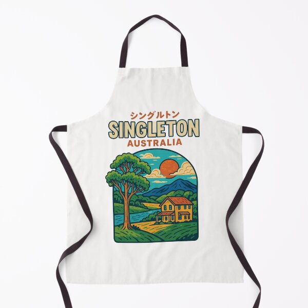Item preview, Singleton Countryside with Farmhouse and River, New South Wales designed and sold by Places On Earth.