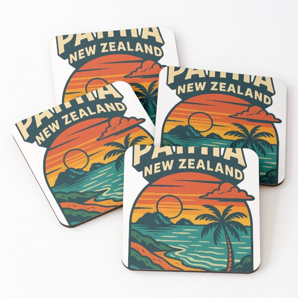 Item preview, Paihia Coastal Bay and Trees at Sunset, Northland New Zealand designed and sold by Places On Earth.