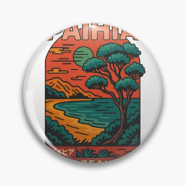 Item preview, Paihia Beach Sunset with Palm Trees and Coastline, New Zealand designed and sold by Places On Earth.